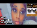 How to apply eyelashes for Beginners | IEnvy Luxury Mink 3D