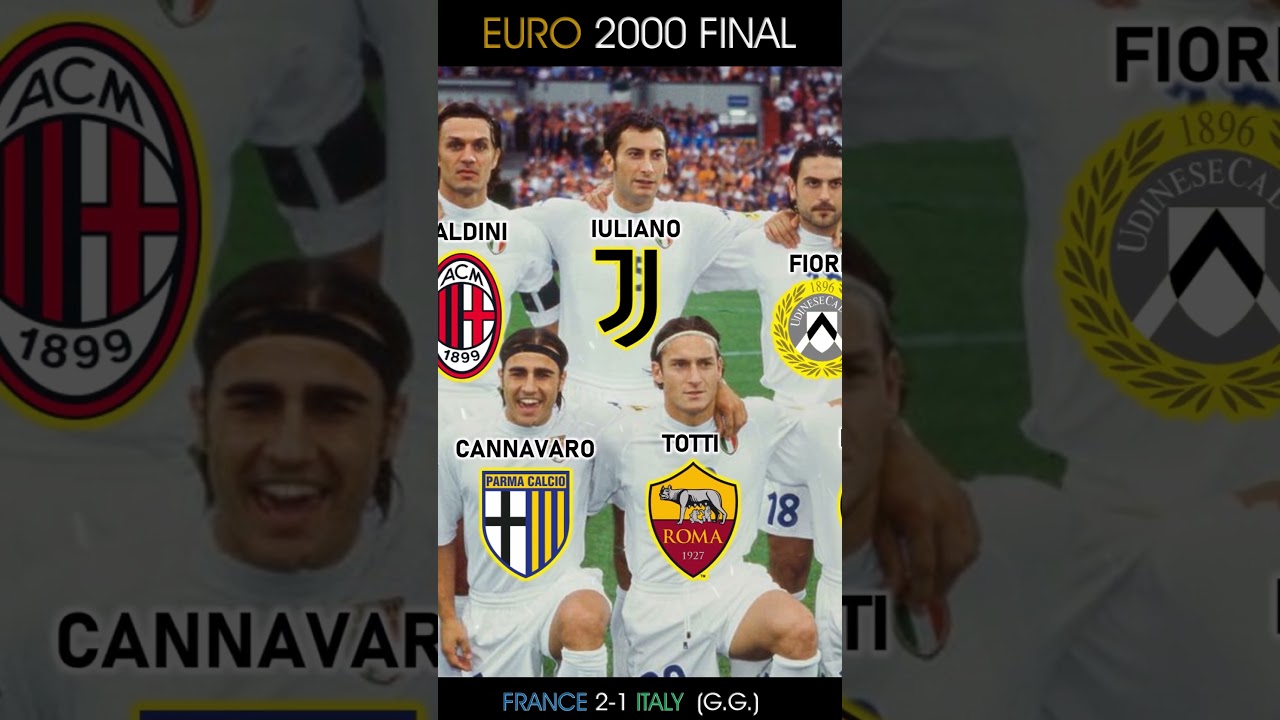 France vs Italy | EURO 2000 FINAL