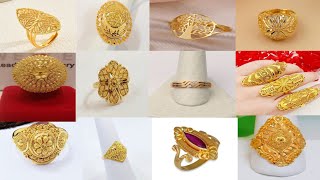 New Gold ring designs for girls   2024 / Latest gold ring designs for wedding