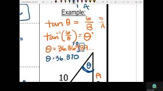 FInding Missing Angles using SOHCAHTOA inverse