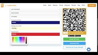 L-Card's Digital Business Card Custom QR Code Designer (Tutorial)