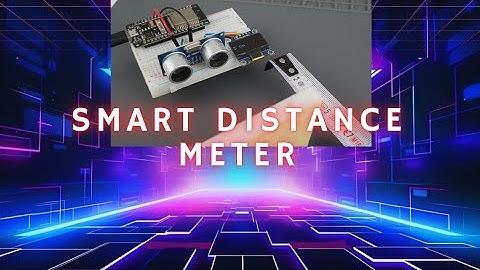 Smart Distance Meter Using Ultrasonic Sensor and ESP32 #youtubevideo #distancemeter
