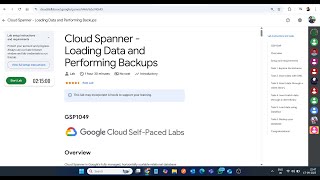 Cloud Spanner - Loading Data and Performing Backups || Lab Solution || Google Cloud Arcade 2025