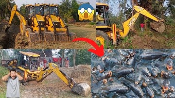 JCB 3DX Eco Making Pond For Fish Farming In West Bangal Sunderban | Construction Work LowPrice#mrdrp