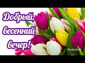 Добрый, весенний вечер! Пожелание доброго вечера! Привет весна!