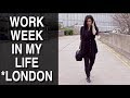 Productive WORK WEEK in my life LONDON &amp; SCOTLAND || Working full-time in the media