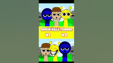 Jevin react to SIMON kills TUNNER V1 or V2  #incredibox #sprunki #tunner #simon