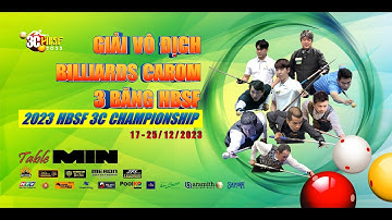 Nguyễn Hoàn Tất VS Trần Đức Minh | Giải Vô địch Billiards 3 băng HBSF năm 2023