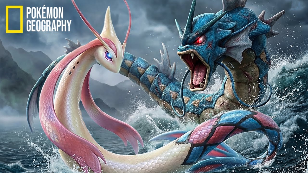 Pokemon In Real Life | NatGeo: Beauty & The Beast | Milotic vs. Gyarados (Reimagined With AI)