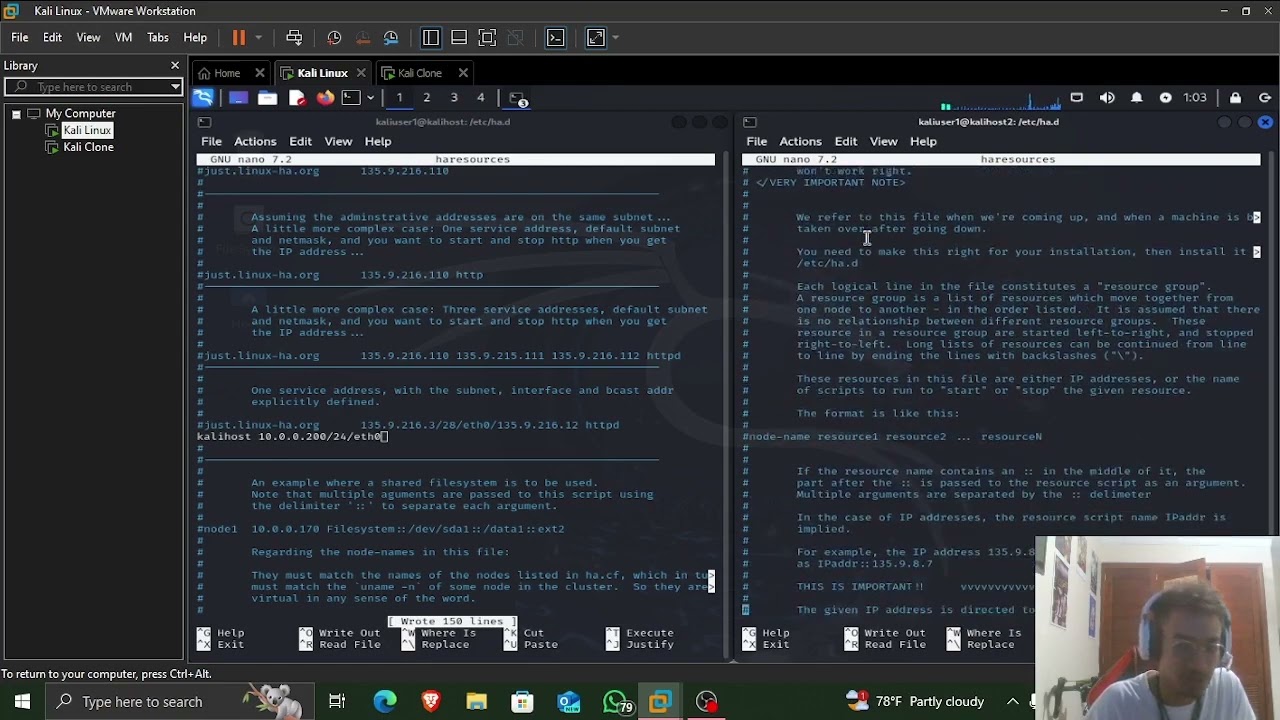 Practica 5.2: Instalacion y configuracion del Cluster Pt. 2