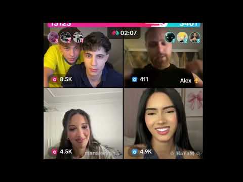 لايف منال وسافاش واليكس وهيام وعلي