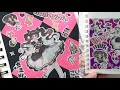 Dreamy journal black pink theme