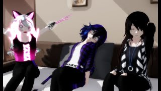 (MMD x MMDtubers) Movie night