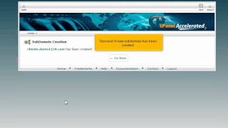 how to set up a subdomain in cpanel