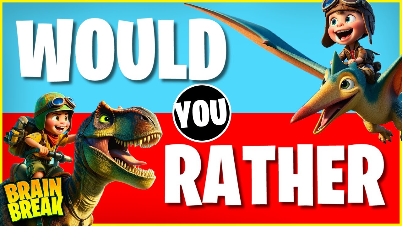 Would You Rather 🤨 Freeze Dance for Kids 🤨 Brain Break 🤨 Just Dance 🤨 ...