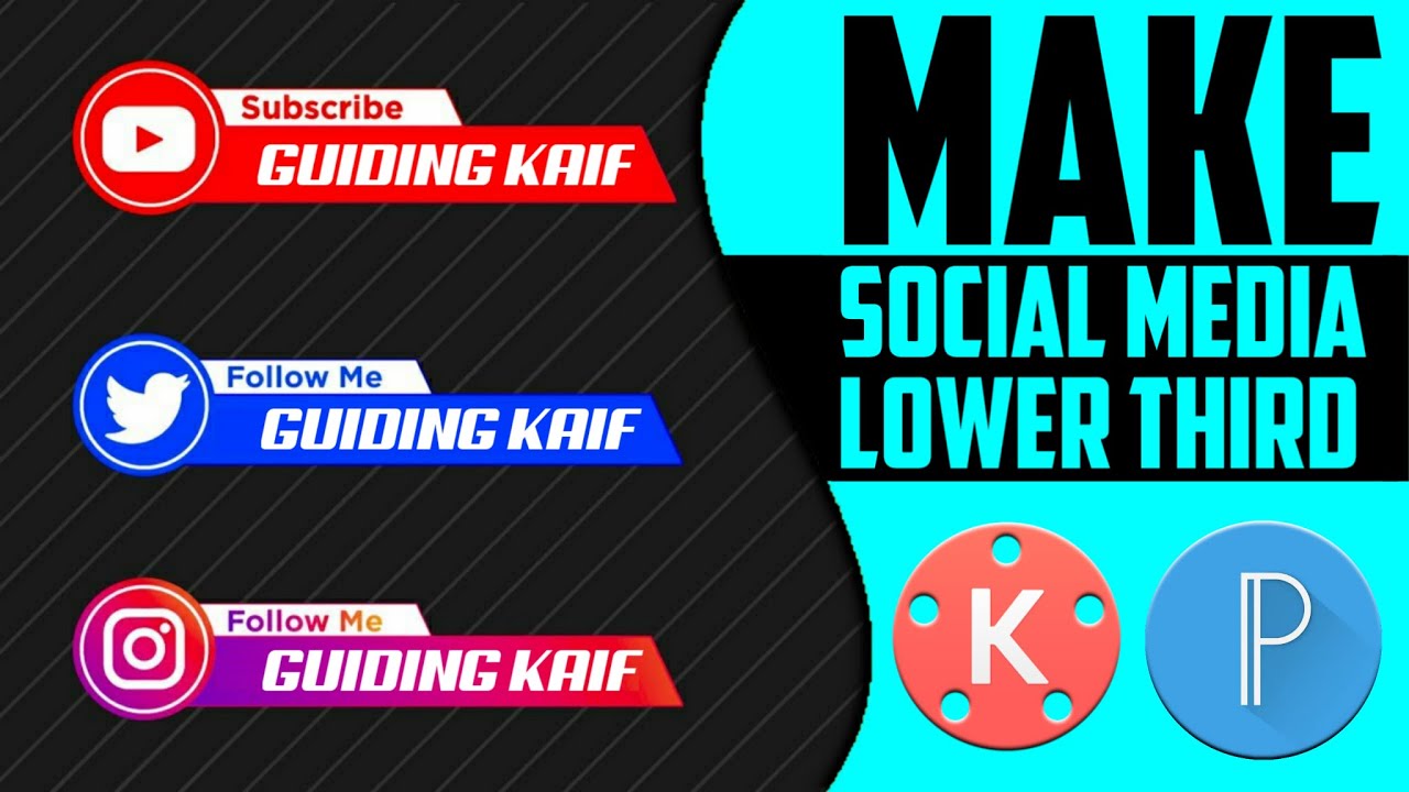 Lower Third in KineMaster || Lower Third tutorials