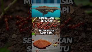 Rahasia Semut api dapat hidup di air dengan membentuk "rakit hidup"