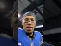 "We feel good right now" Amon-Ra St. Brown's postgame message | Detroit #Lions #shorts