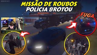 TROPA TEM A MISSÃO DE ROUBAR O OURO DO CARRO-FORTE | FUGA E TROCAÇÃO COM A PM - BKINHO RP CLIP'S