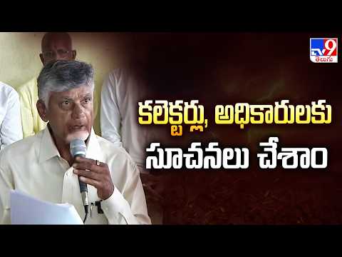 కలెక్టర్లు, అధికారులకు సూచనలు చేశాం : CM Chandrababu - TV9 - TV9