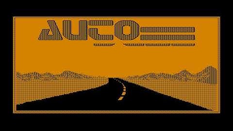 AutoDuel 1988 - Hercules monochrome graphics - Origin Systems