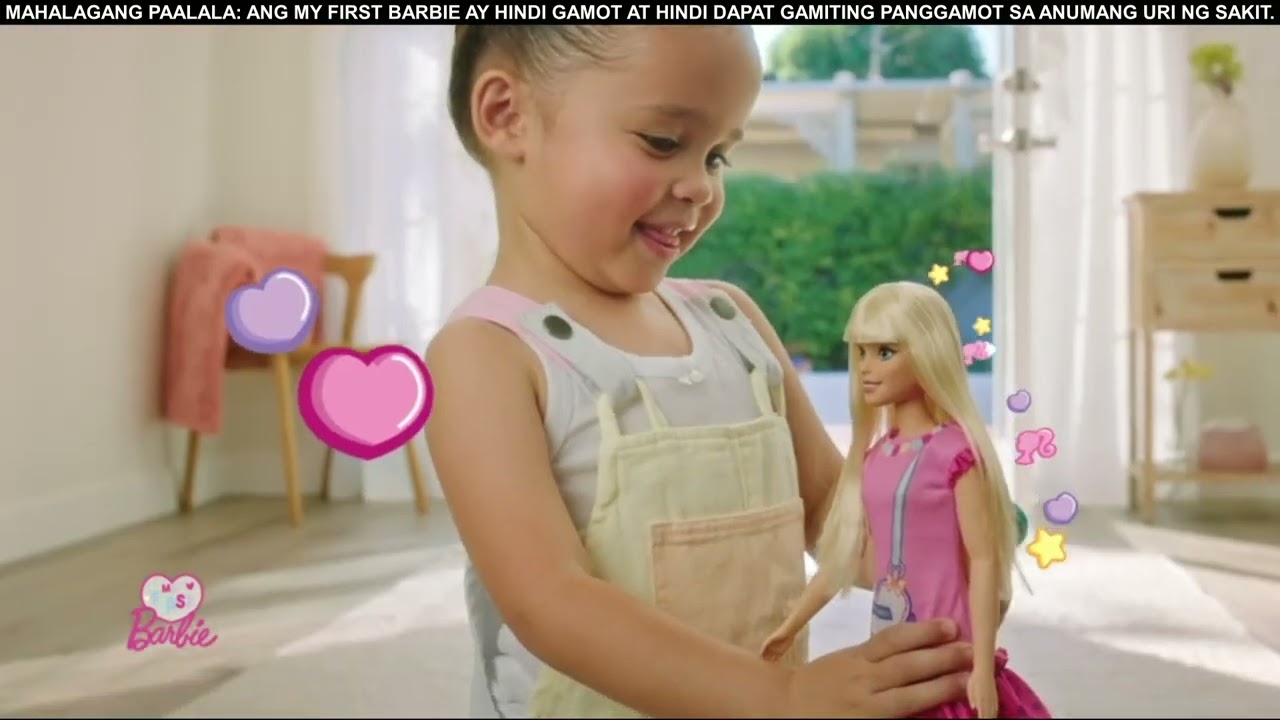 My First Barbie Dolls TV Commercial (with Mahalagang Paalala warning version)