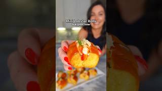 Mini Lobster Rolls🦞with Lemon Caviar 🍋 #lobsterrolls #lemoncaviar #summerrecipes Recipe👇