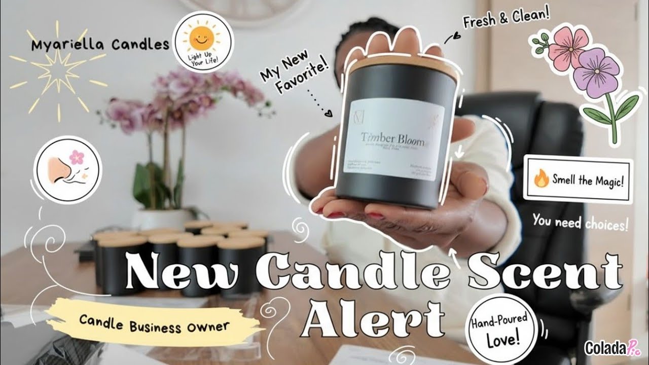 New Candle Scent Launch | How I Package My Handmade Candles