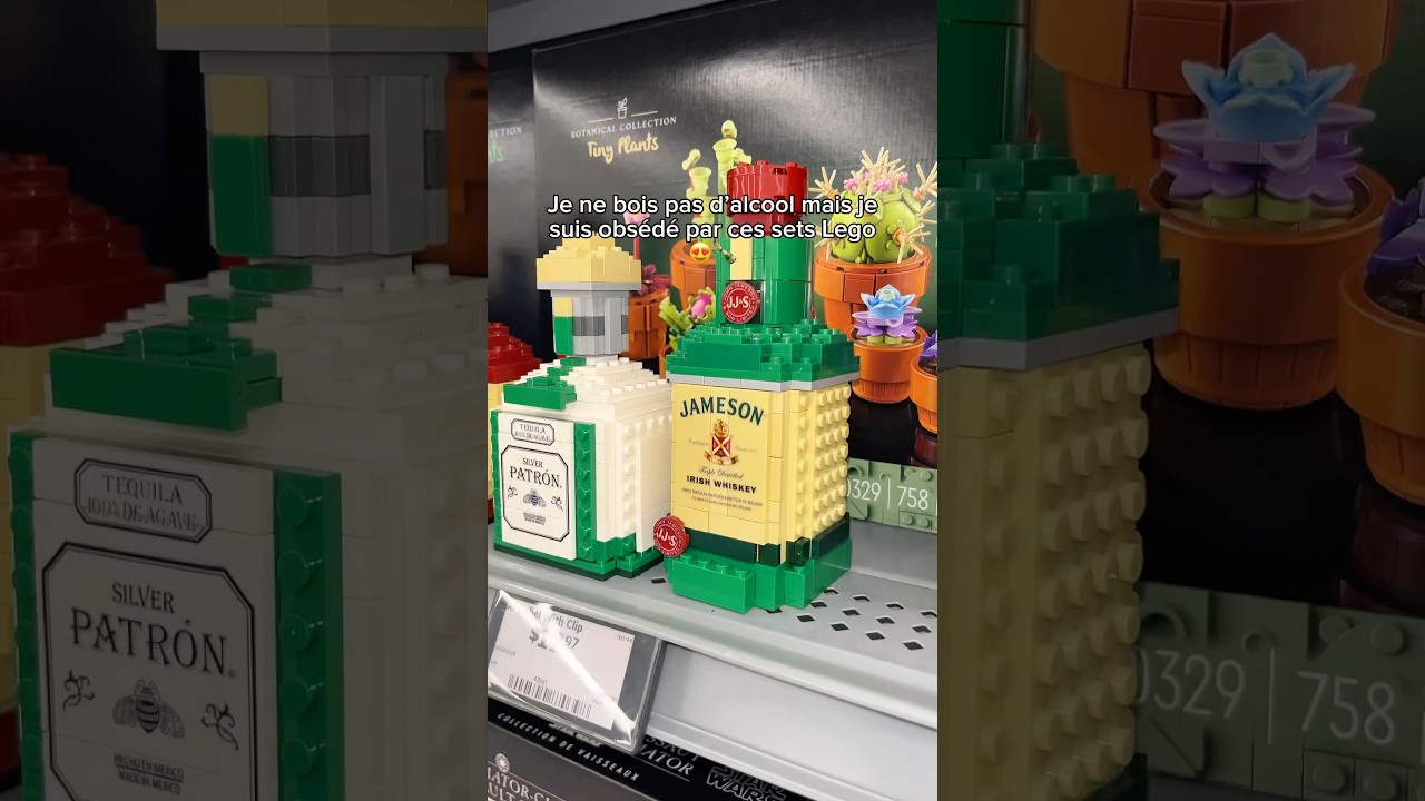 Je ne bois pas d’alcool mais je suis obsédé par ces sets Lego🥹 
