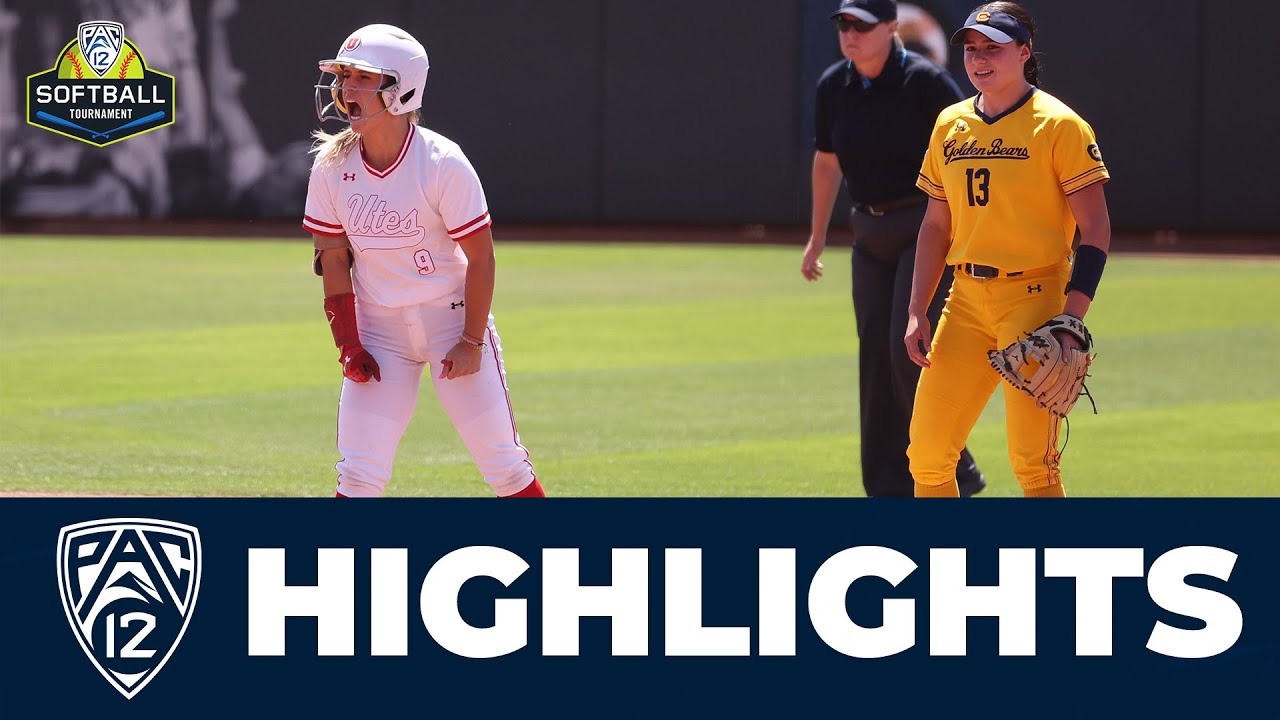 Utah vs. Cal 2023 Pac12 Softball Tournament Highlights Quarterfinals YouTube