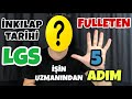 LGS 2021 | İnkılap Tarihi "Fulleten" 5 Taktik | 8. Sınıf İnkılap Nasıl Çalışılır? | Nasıl Fullenir?