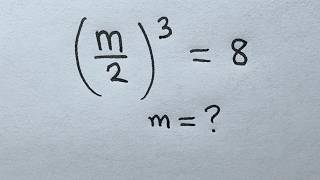 Solve for m in this nice Algebra equation | Math Olympiad Mathematics