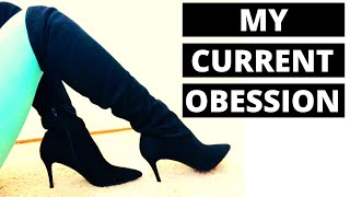 How to Style Thigh High Boots | Style Over the Knee Boots - Black