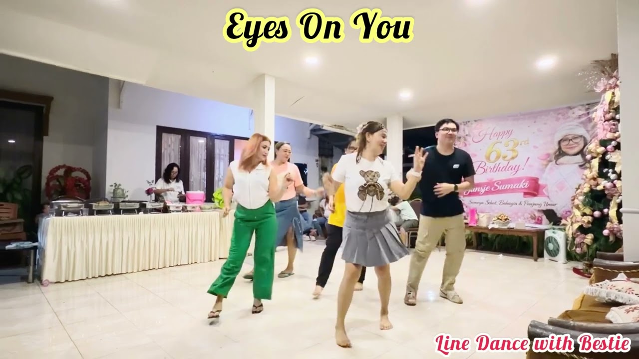 Eyes On You - Fun Line Dance with Bestie / Choreographed by Evert Dedd (INA) Feb 2026