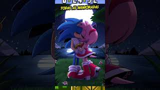 Todas as NAMORADAS do Sonic ? #games #sonic #shorts