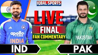 🔴Live: India vs Pakistan T20 Fan Commentary | Live Cricket Match Today | IND vs PAK | Iqbal Sports