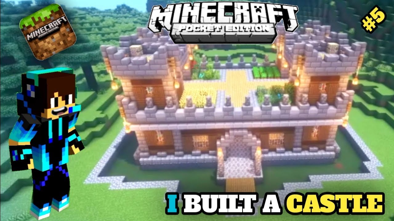 I BUILT A CASTLE || MINECRAFT GAMEPLAY #5 - YouTube