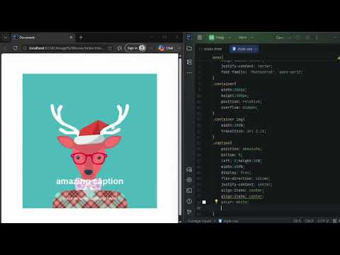 Master CSS hover effect in single video by building animated image card!