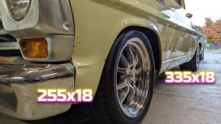'67 F100 Gets New Meats & We Take It For a Spin!! Rocket Racing 18x12 and 18x8 Wheels.