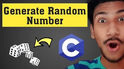 Generate Random Number In C | Get random number every time | Set range on random number C/C++ prog.