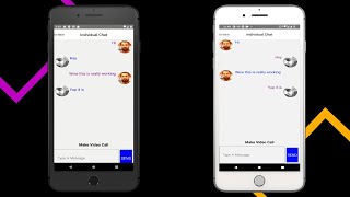 Webrtc text App in React Native