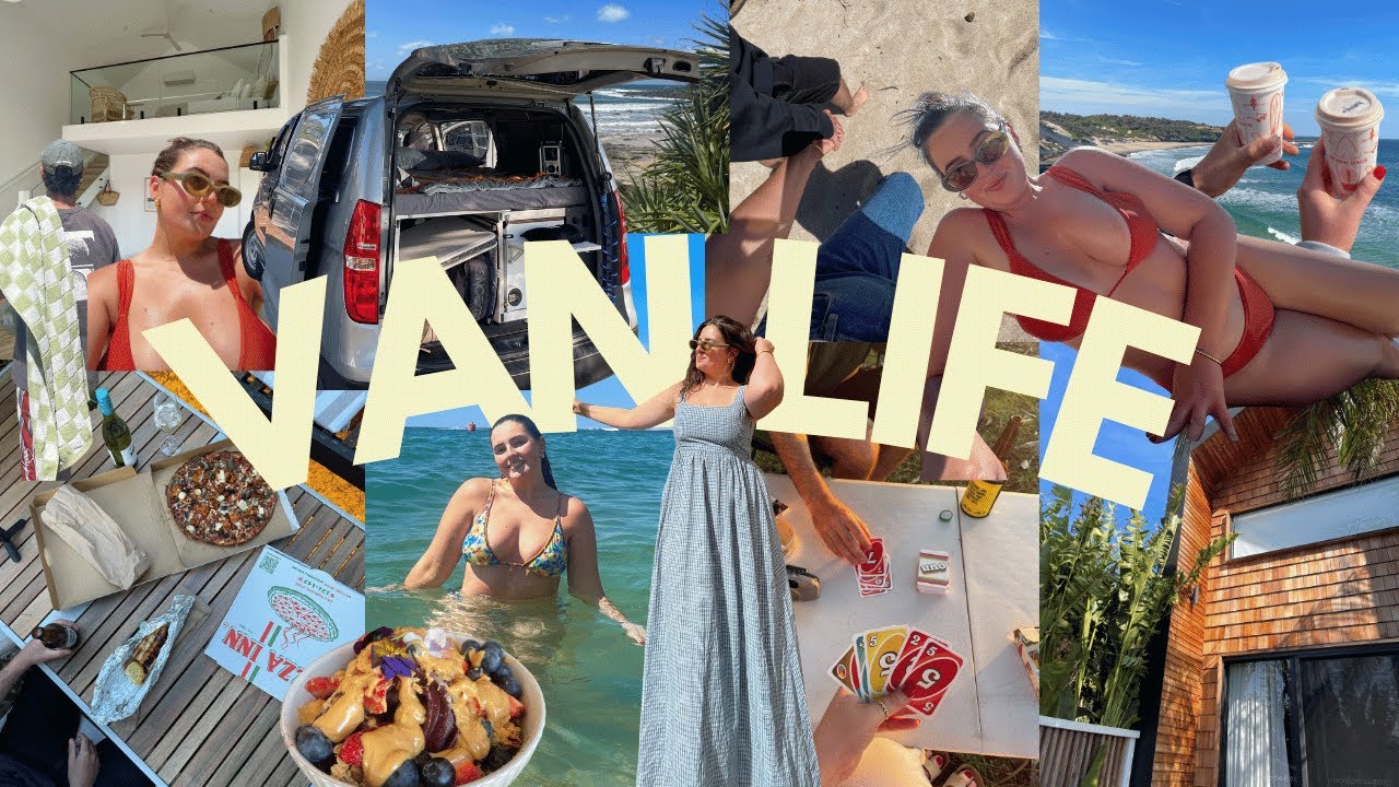 come on a roadtrip in the van 🌴 YAMBA, NORAH HEAD, CENTRAL COAST.