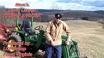 David Larsen KK4WW & N4USA 2 Chantilly farm