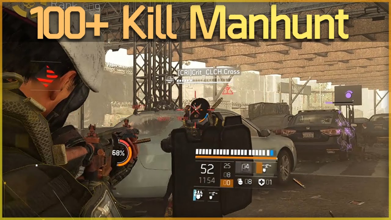 The Division 2 | TU8 PvP | 100+ Kill Manhunt vs Server
