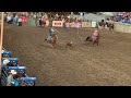 Rhen Richard and Jeremy Buhler compete at the Central Wyoming Rodeo on Saturday in Casper.