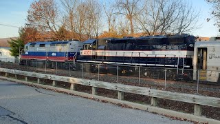 NJT Action in Hackettstown with 4119, C&D Local and a Rare 1074 with MTA 4904 and 4101 'Bluebird'