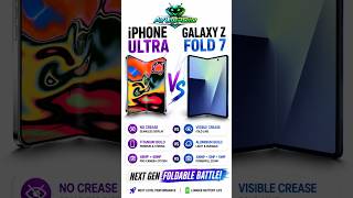 iPhone Ultra vs Galaxy Z Fold 7 🔥 Ultimate Foldable Phone Battle! | 2026 vs 2025 #shorts
