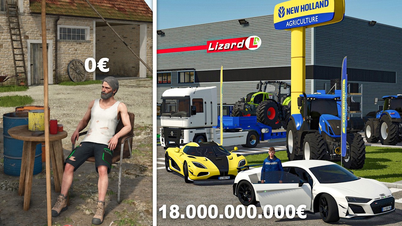 Vivre comme L'HOMME Le Plus Riche sur FS25 RP (J'achète TOUT)