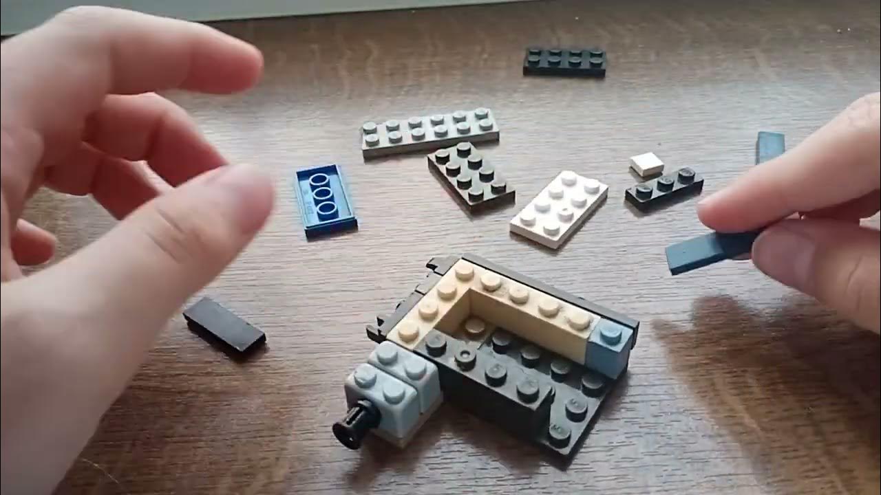 Мини Узи из лего с магазином - YouTube