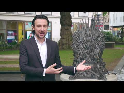 SCENES IN THE SQUARE: The iconic Iron Throne is unveiled in London's Leicester Square